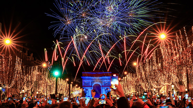 Paris France New Years